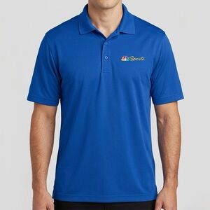 NBC Sports x Core365 Performance Polo – Royal Blue - Large